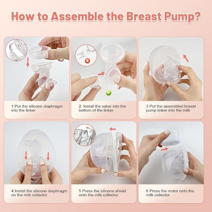 MomEase™ Wearable Electric Breast Pump for Hands-Free Comfort and Efficiency 4
