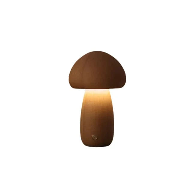 MushroomLuxe™ LED Night Light - Dimmable Wooden Night Lamp for Kids 8