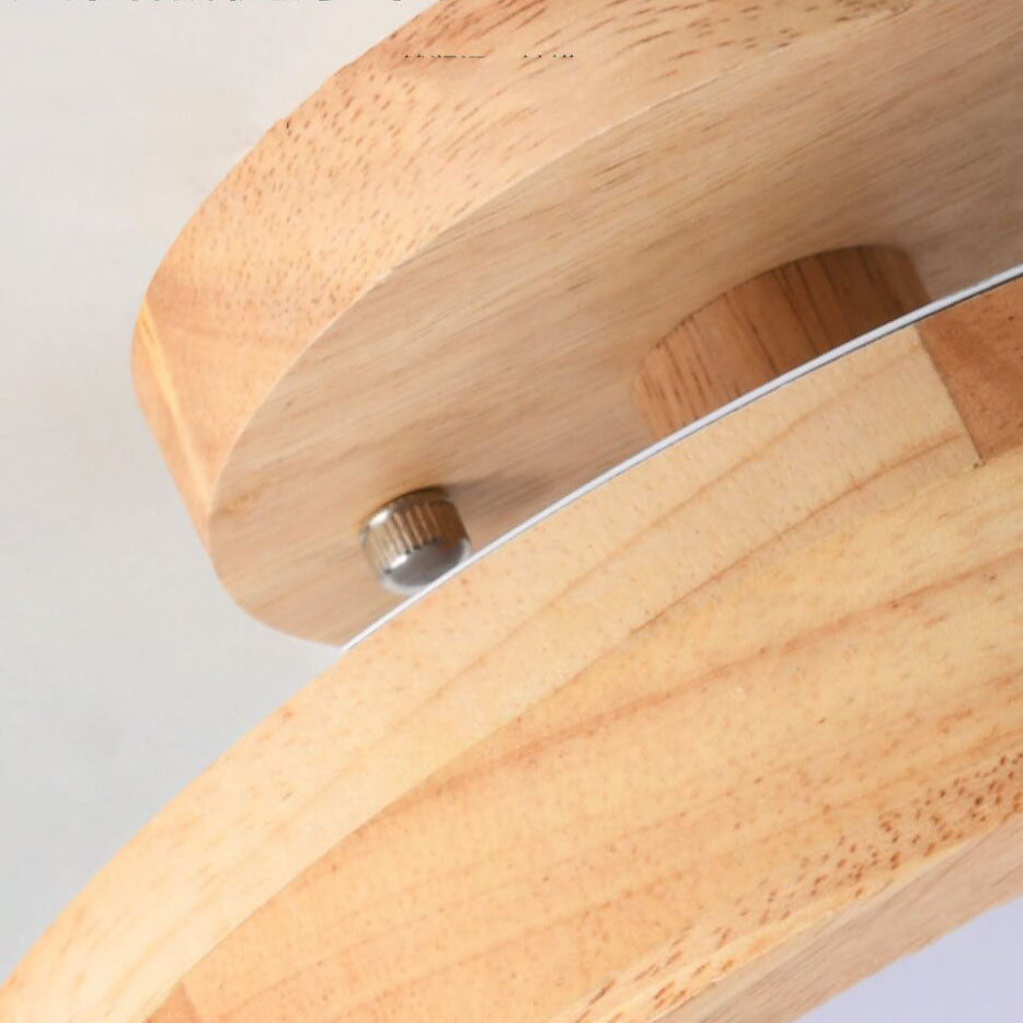 Nordic Log™ Round Ceiling Lamp – Modern LED Flush Mount Ceiling Light for Bedroom or Living Room 7