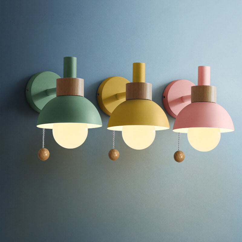 Nordic Macaron™ Wall Sconce - Modern Iron & Glass Lighting for Any Room 1