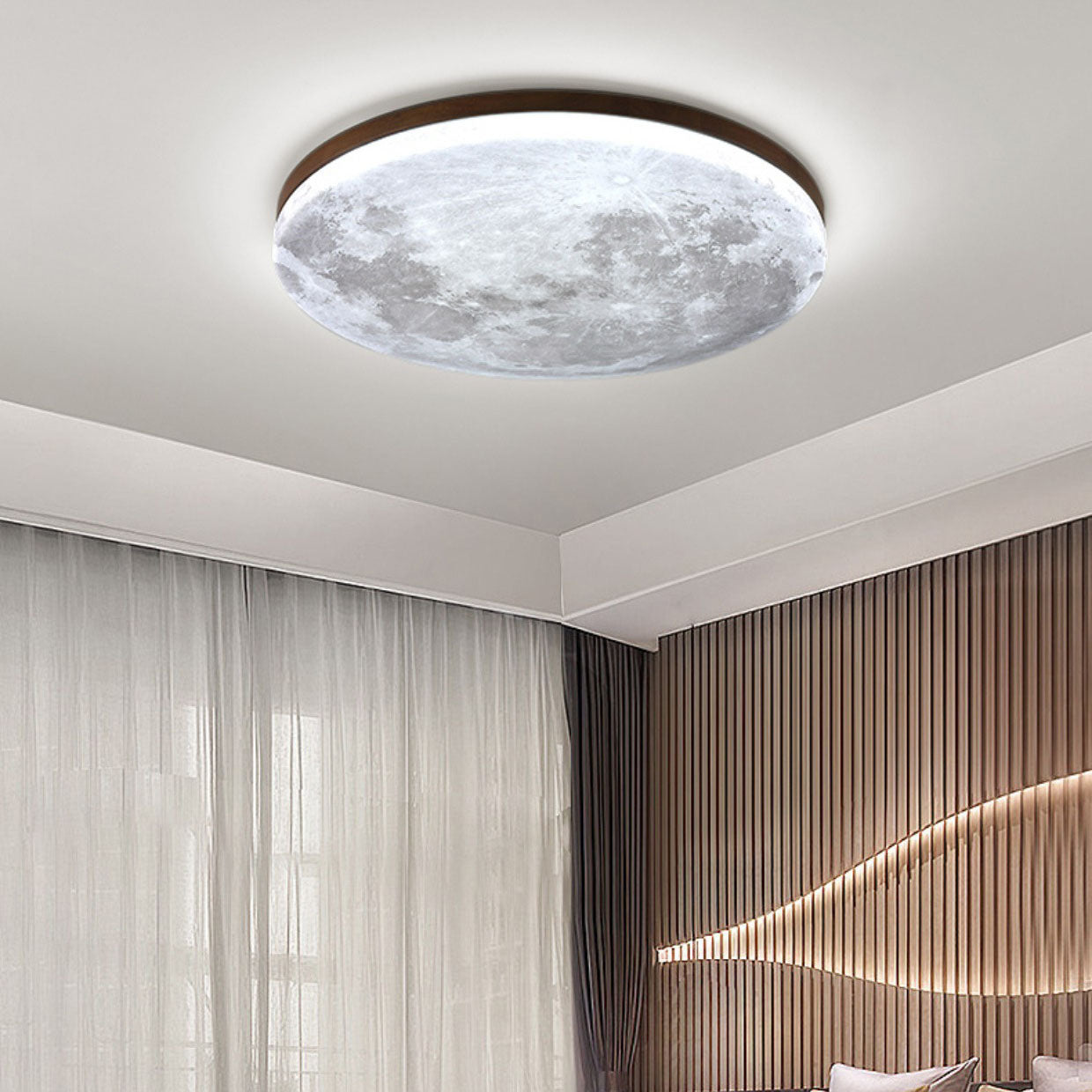 Nordic Minimalist Ceiling Lamp™ - Stylish Flush Mount LED Ceiling Light Fixture 3