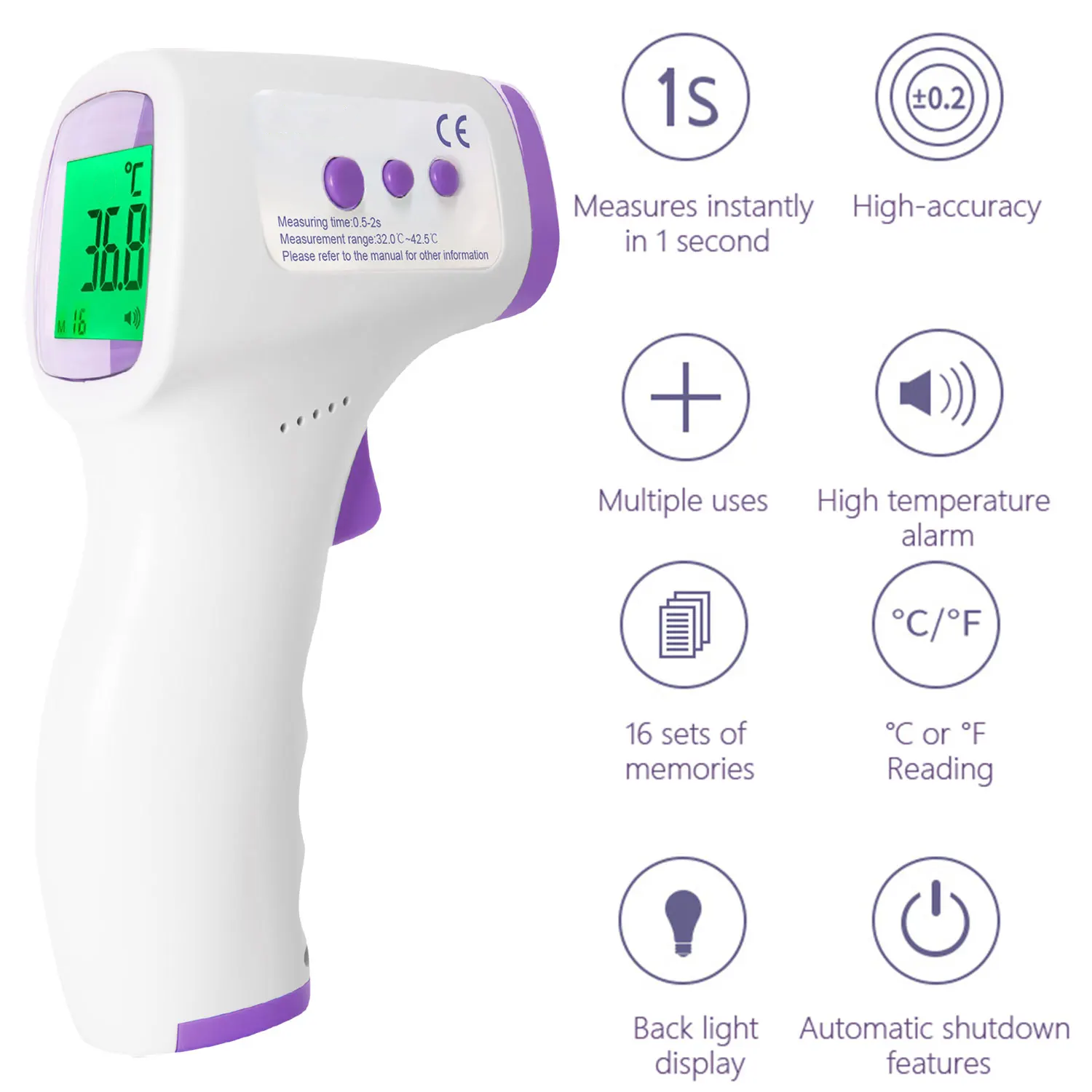 PawsSafe™ No-Contact Dog Thermometer - Digital Canine Thermometer for Quick Health Checks 4