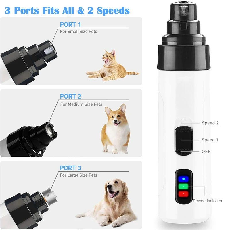 PawsitiveGroom™ Electric Dog Nail Trimmer - Stress-Free Grooming Tool for Pets 3