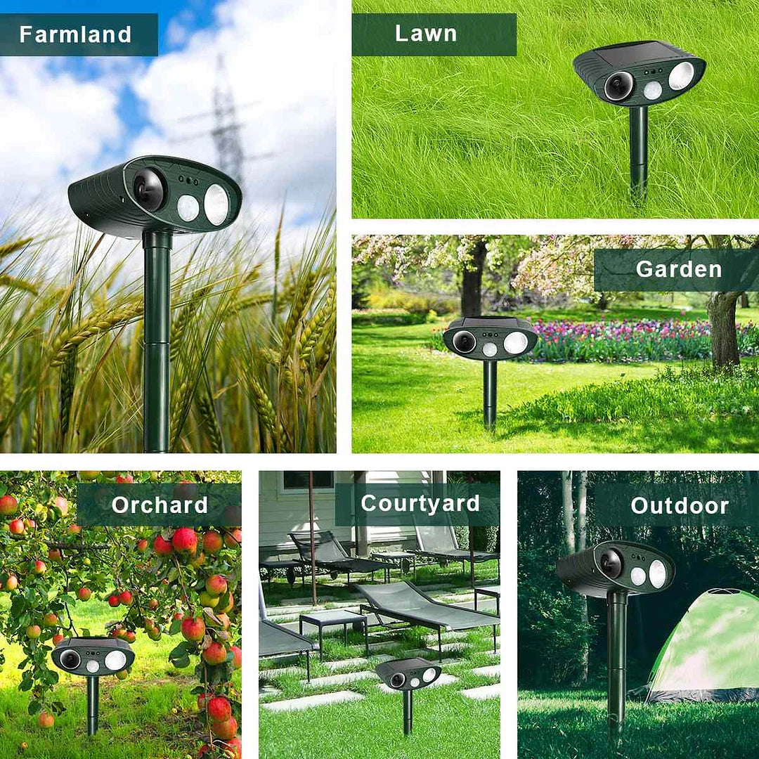 Pest Destruct™ Ultrasonic Deer Repeller - Best Deer Deterrent for Garden Protection 3