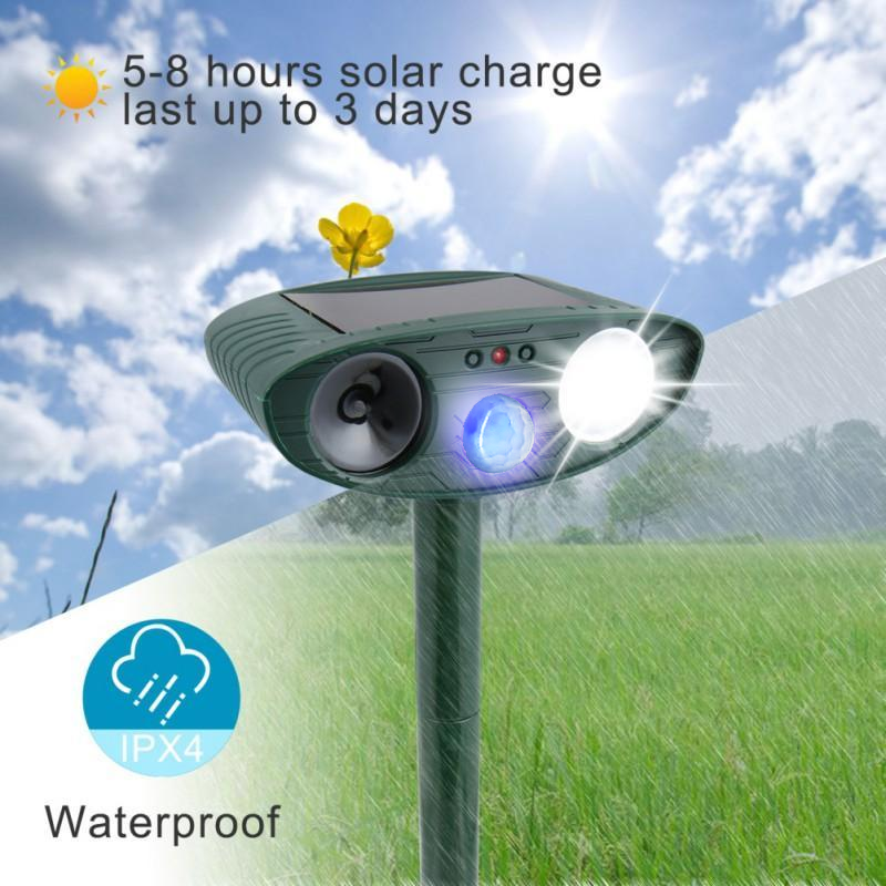 Pest Destruct™ Ultrasonic Deer Repeller - Best Deer Deterrent for Garden Protection 4