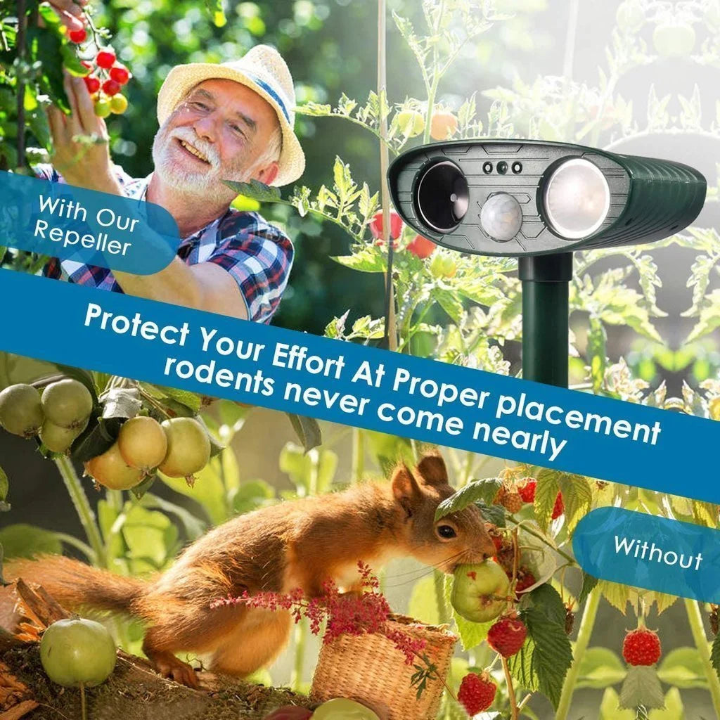 Pest Destruct™ Ultrasonic Deer Repeller - Best Deer Deterrent for Garden Protection 5