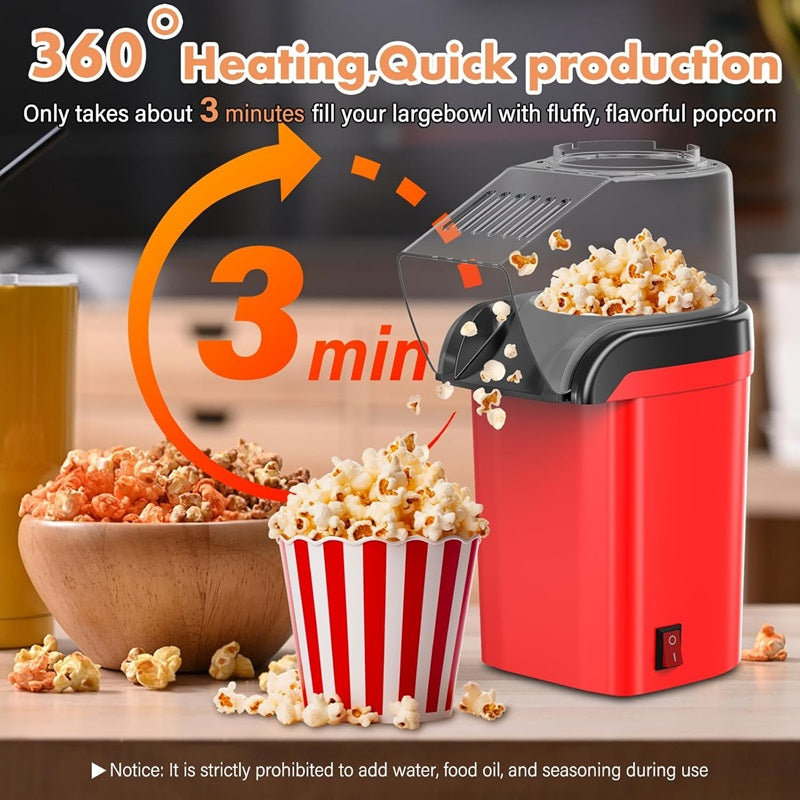 PopMaster™ Mini Popcorn Maker – Quick, Oil-Free Popcorn for Healthy Snacking 1