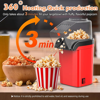 PopMaster™ Mini Popcorn Maker – Quick, Oil-Free Popcorn for Healthy Snacking 1