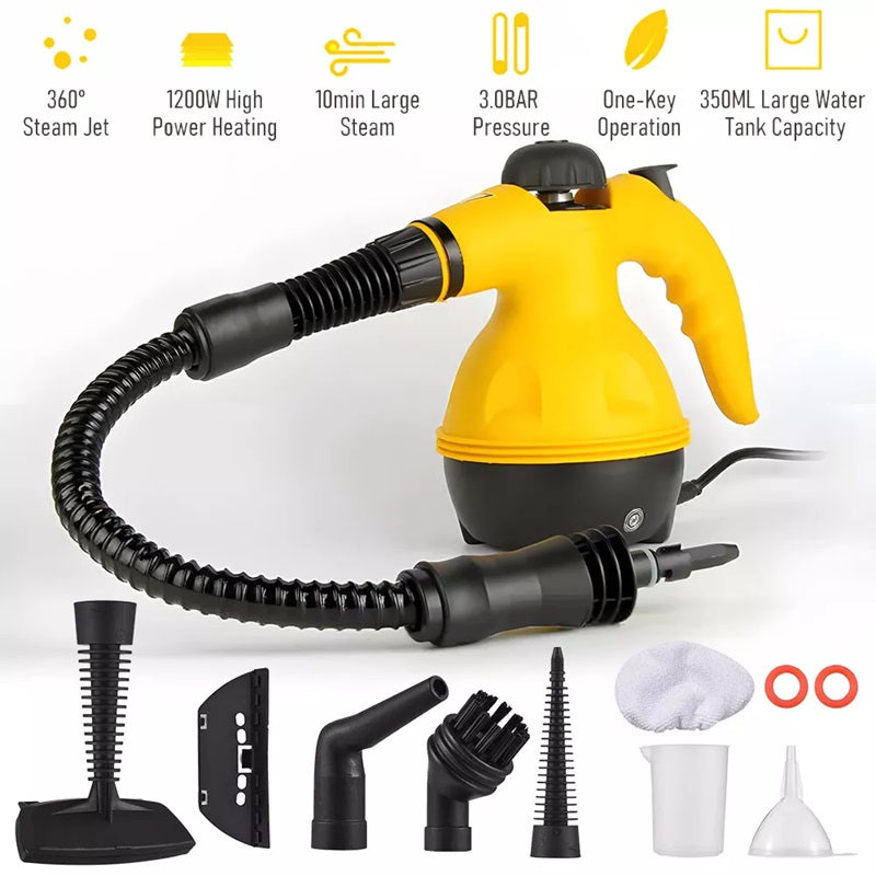 PowerSteam™ Handheld Steam Cleaner for Effortless Stain Removal and Sanitization 1