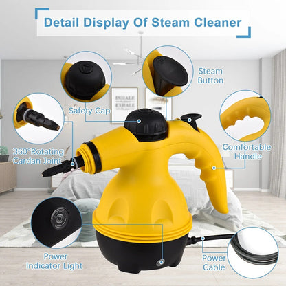 PowerSteam™ Handheld Steam Cleaner for Effortless Stain Removal and Sanitization 3