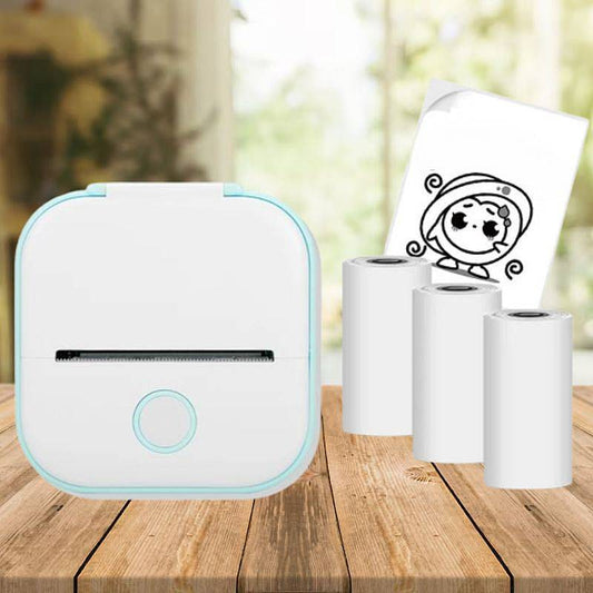 PrintEase™ Portable Mini Printer - Inkless Thermal Printer for On-the-Go Users 0