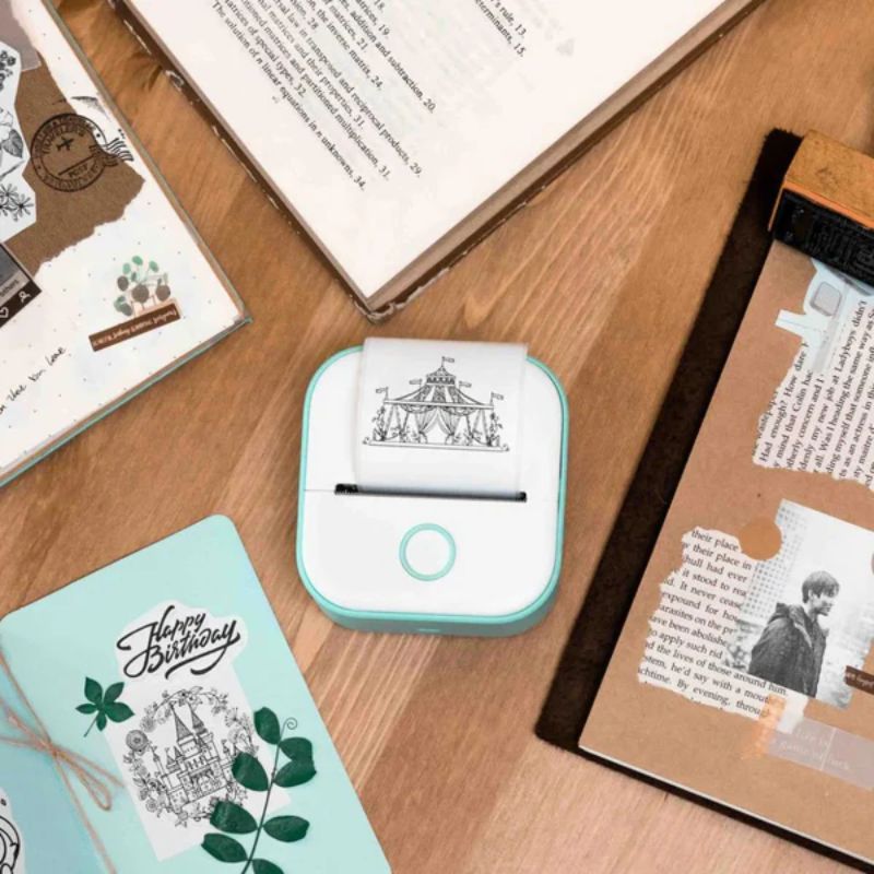 PrintEase™ Portable Mini Printer - Inkless Thermal Printer for On-the-Go Users 3