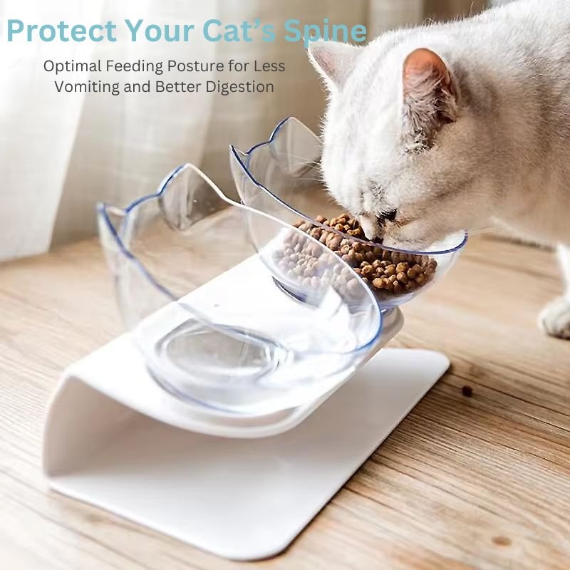 PurrfectFeeder™ Elevated Cat Bowl - Ergonomic Design for Happy, Healthy Cats 1