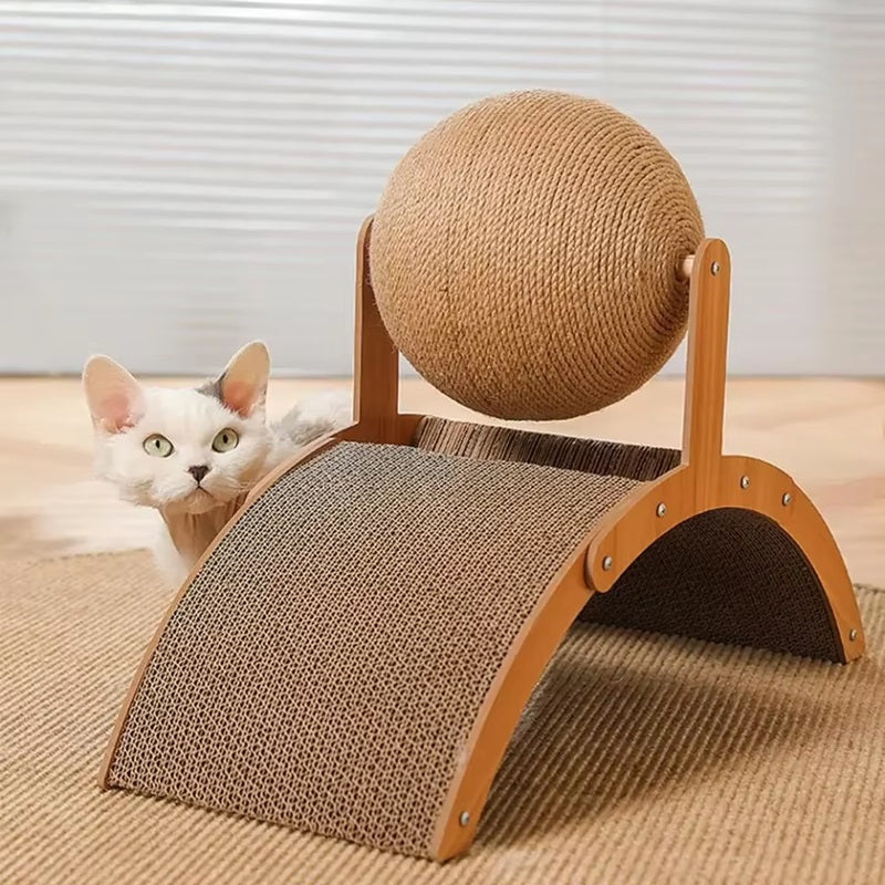 PurrfectPlay™ Cat Scratching Post - Best Cat Scratcher for Happy Cats 3