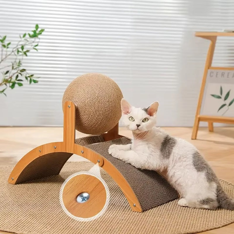 PurrfectPlay™ Cat Scratching Post - Best Cat Scratcher for Happy Cats 5