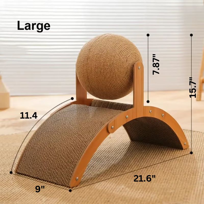 PurrfectPlay™ Cat Scratching Post - Best Cat Scratcher for Happy Cats 6