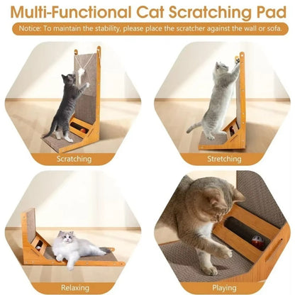 PurrfectPlay™ L-Shaped Cat Scratcher - Best Cat Scratching Post for All Cats 2