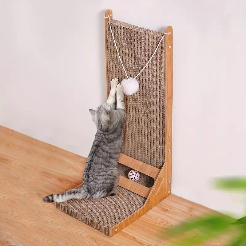 PurrfectPlay™ L-Shaped Cat Scratcher - Best Cat Scratching Post for All Cats 5