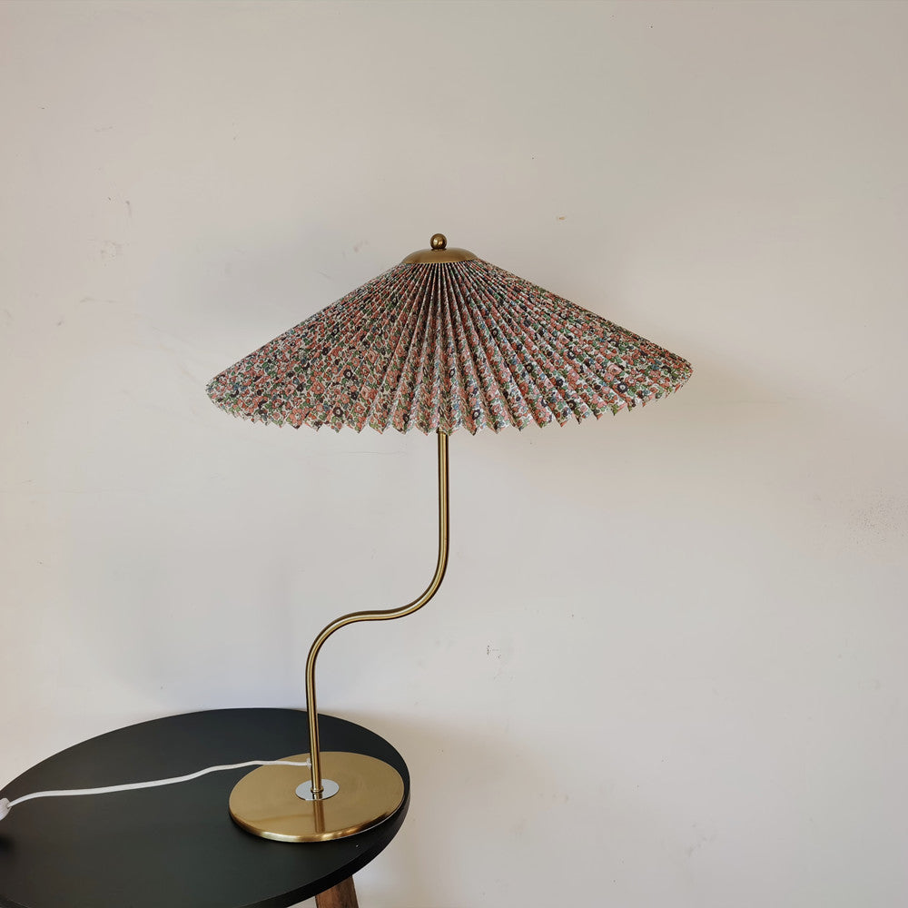 Retro Pleated Table Lamp™ - Elegant Umbrella Design for Living Room & Bedroom 1