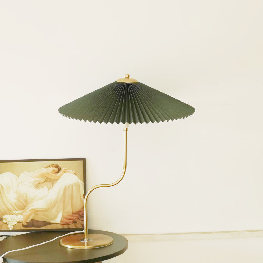 Retro Pleated Table Lamp™ - Elegant Umbrella Design for Living Room & Bedroom 2