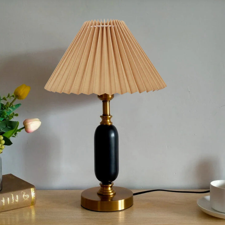 Retro Pleated Table Lamp™ - Stylish Desk Lamp for Bedroom and Living Room 2