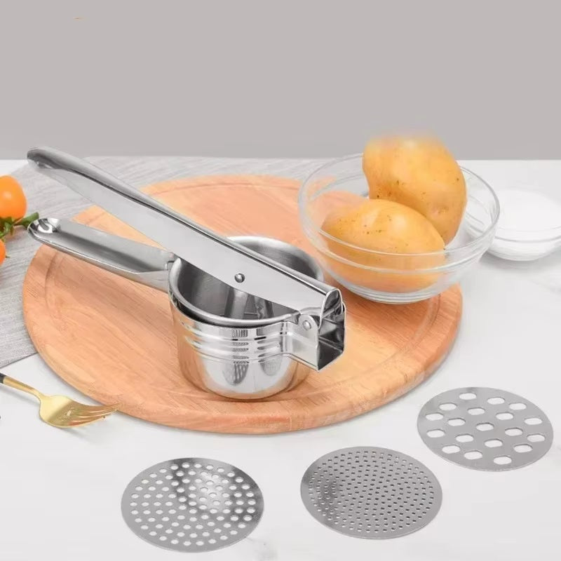 RicerMaster™ Stainless Steel Potato Ricer for Effortless Mashing and Versatile Cooking 2