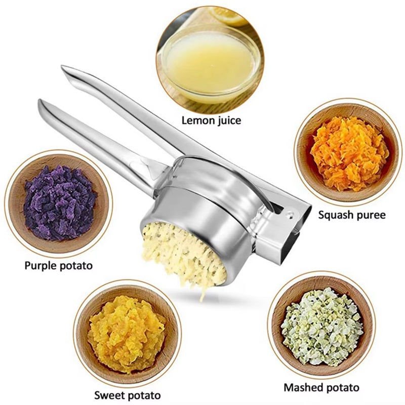 RicerMaster™ Stainless Steel Potato Ricer for Effortless Mashing and Versatile Cooking 3