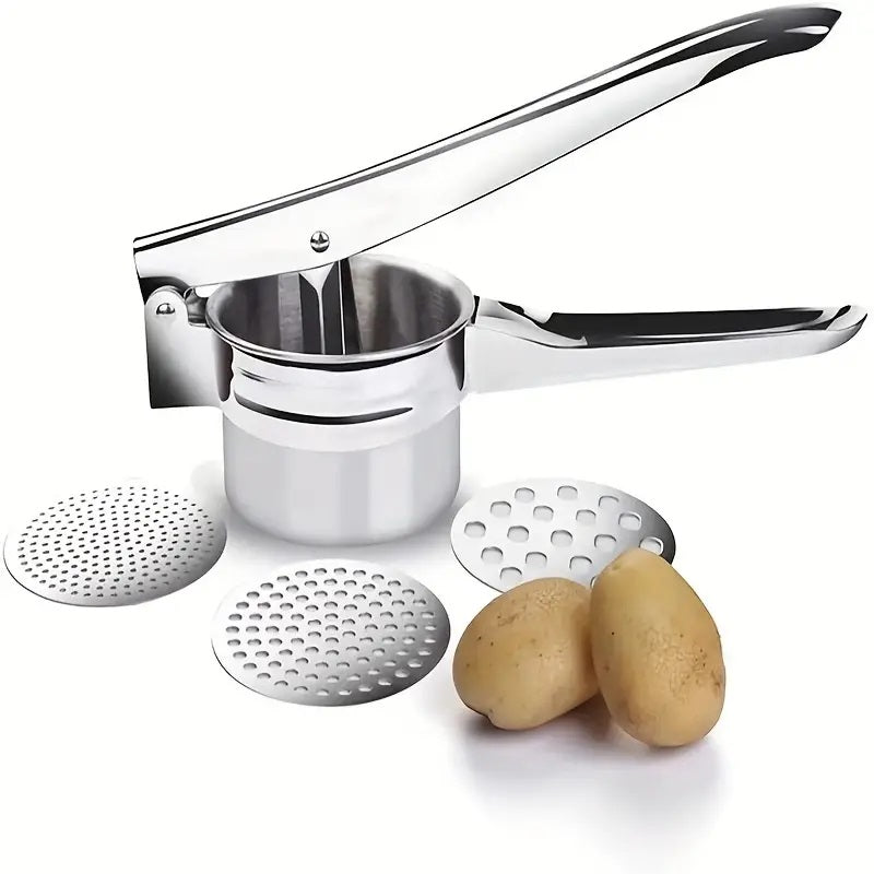 RicerMaster™ Stainless Steel Potato Ricer for Effortless Mashing and Versatile Cooking 6