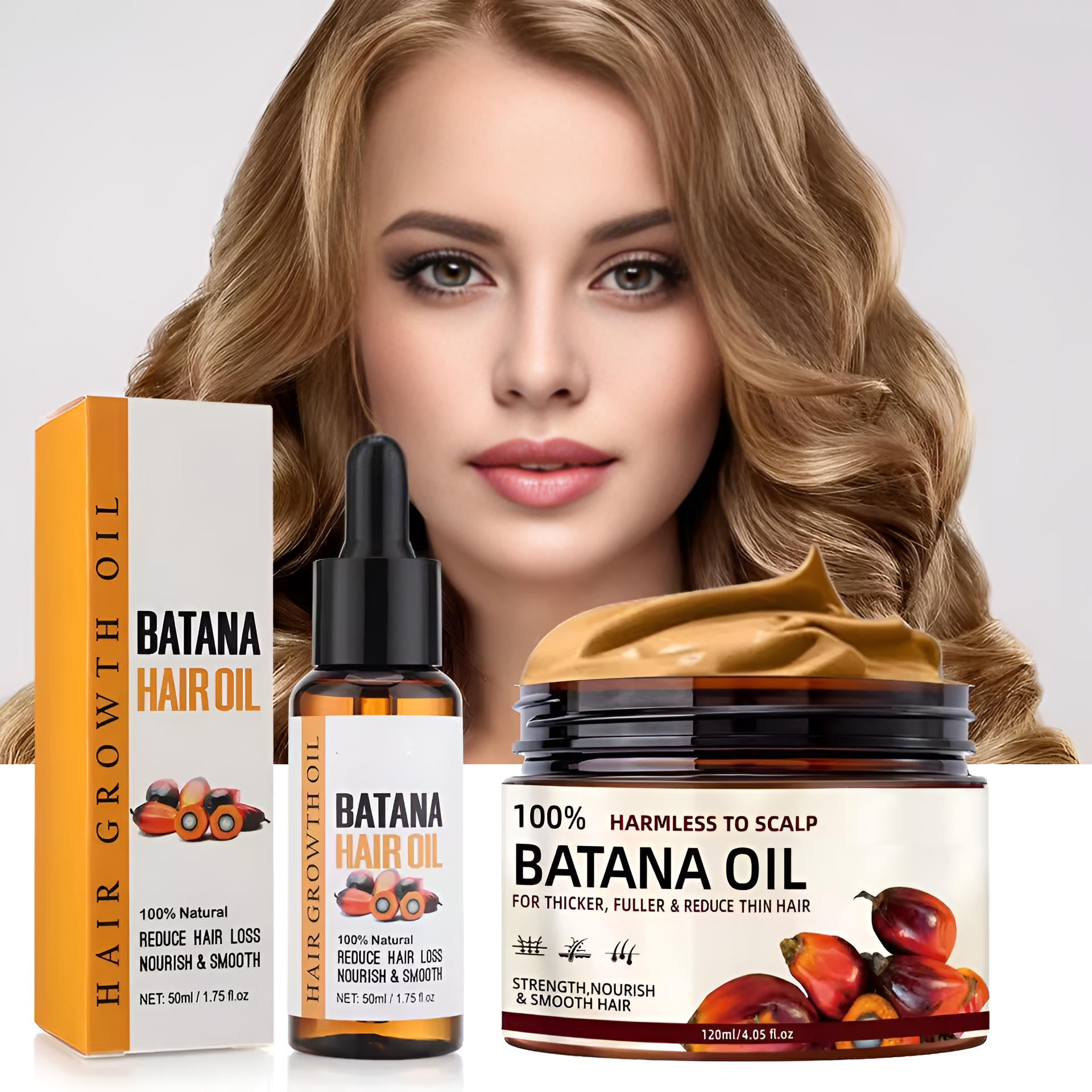 ReviveGlow™ Natural Hair Growth Oil Serum Set for All Hair Types 1