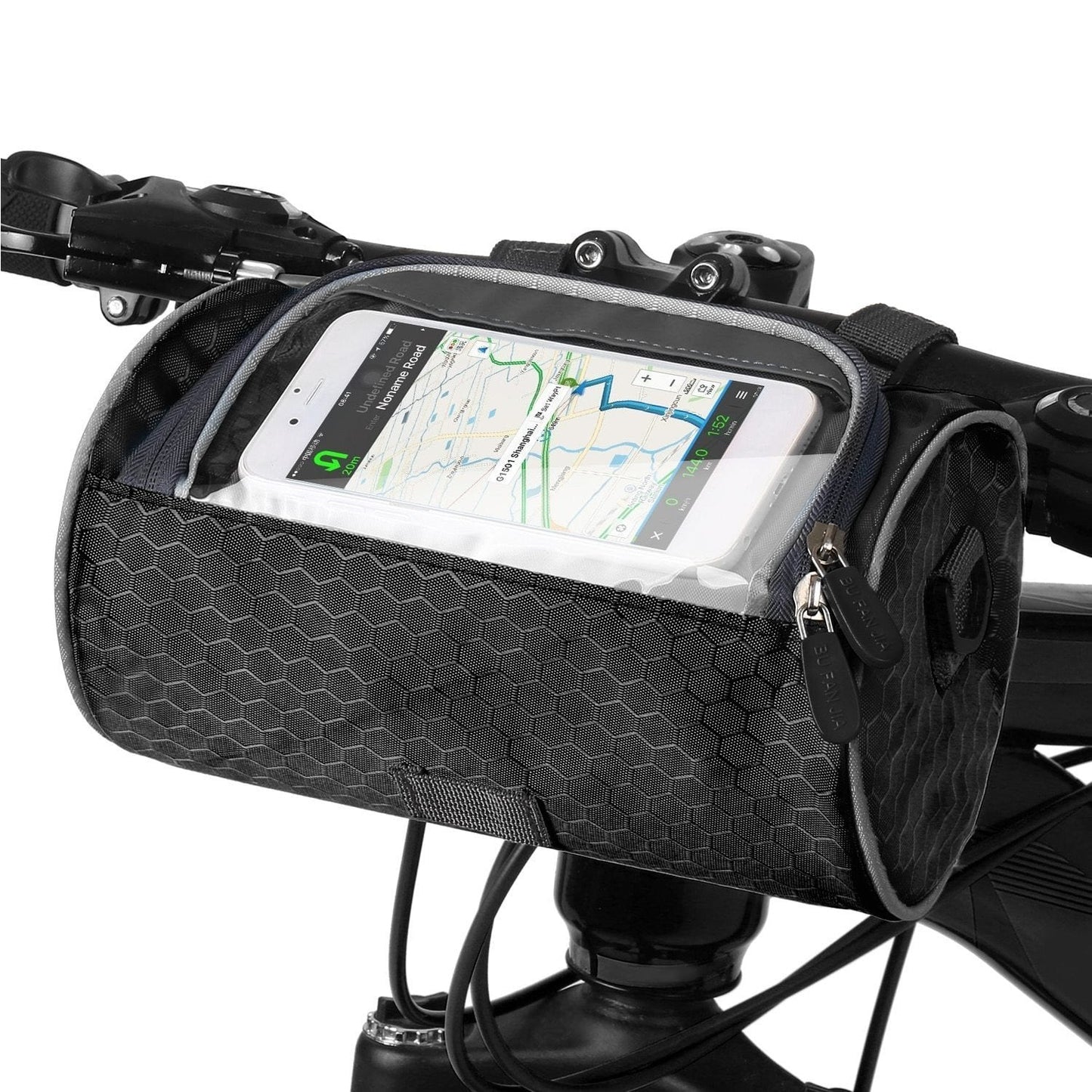 CycleMate™ Touchscreen Bike Bag for Hands-Free Navigation and Storage