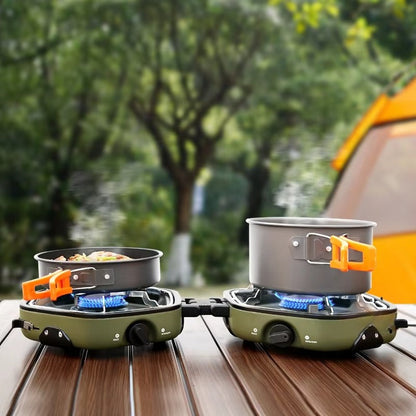 MANIKO™ Double Burner Folding Gas Stove