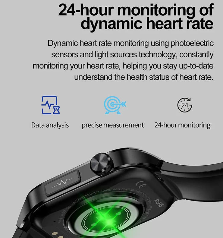 HealthGuard™ Smartwatch for Seniors - Easy Health Monitoring & Connectivity - 4