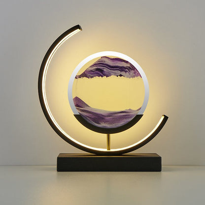 SandAura™ Calming Sand Table Lamp for Stress Relief and Home Elegance 7