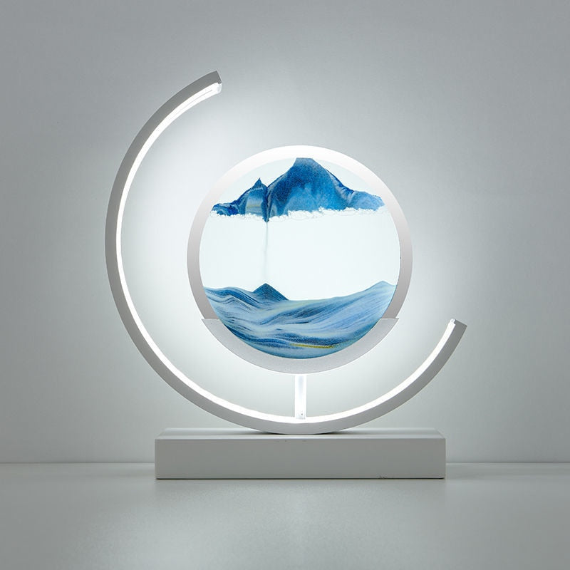 SandAura™ Calming Sand Table Lamp for Stress Relief and Home Elegance 8