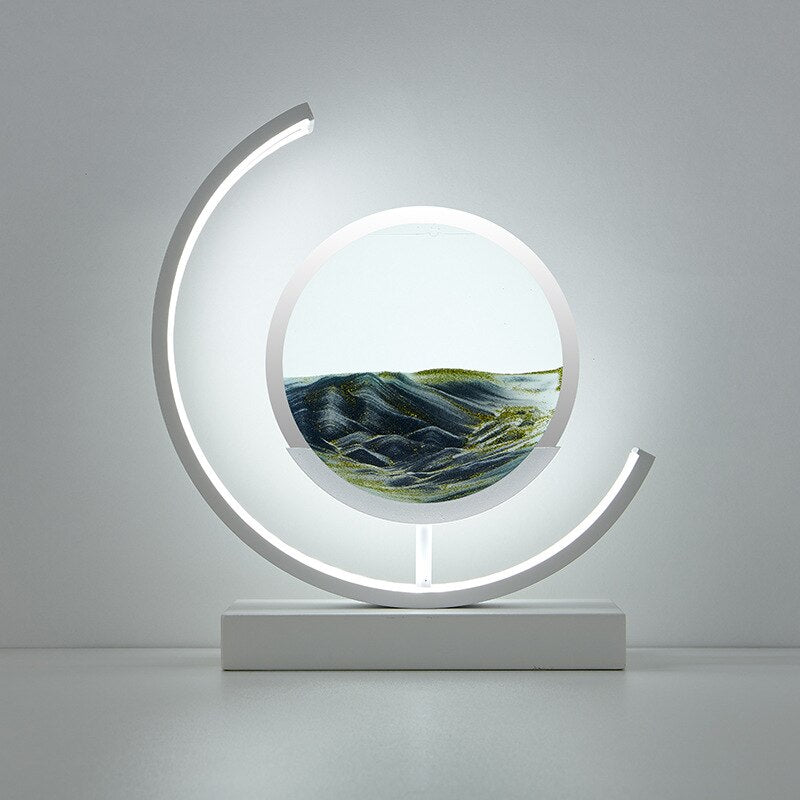 SandFlow™ LED Table Lamp - Unique Sand Art for Relaxation and Ambiance 11