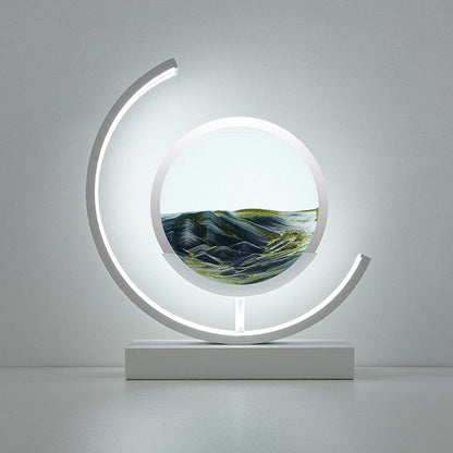 SandFlow™ LED Table Lamp - Unique Sand Art for Relaxation and Ambiance 11