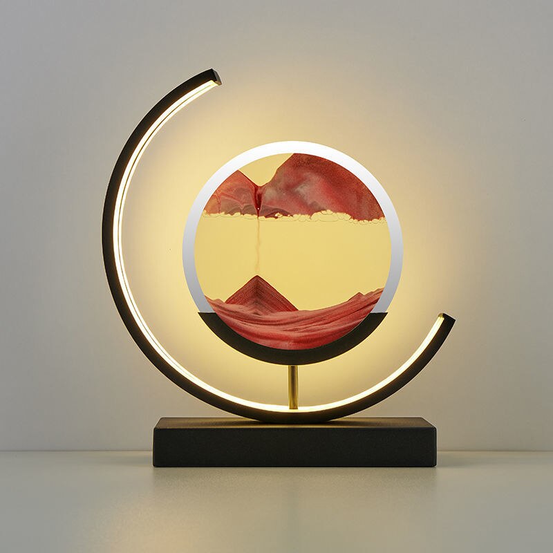 SandFlow™ LED Table Lamp - Unique Sand Art for Relaxation and Ambiance 12