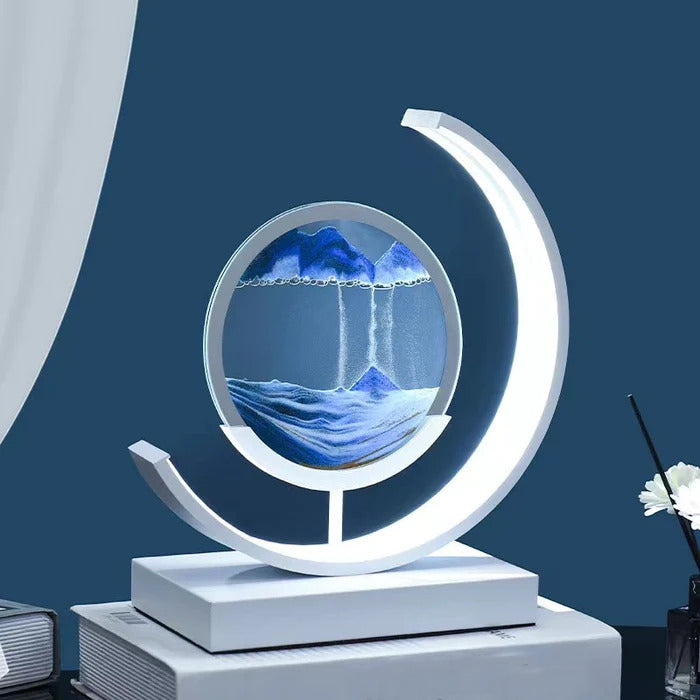 SandFlow™ LED Table Lamp - Unique Sand Art for Relaxation and Ambiance 2