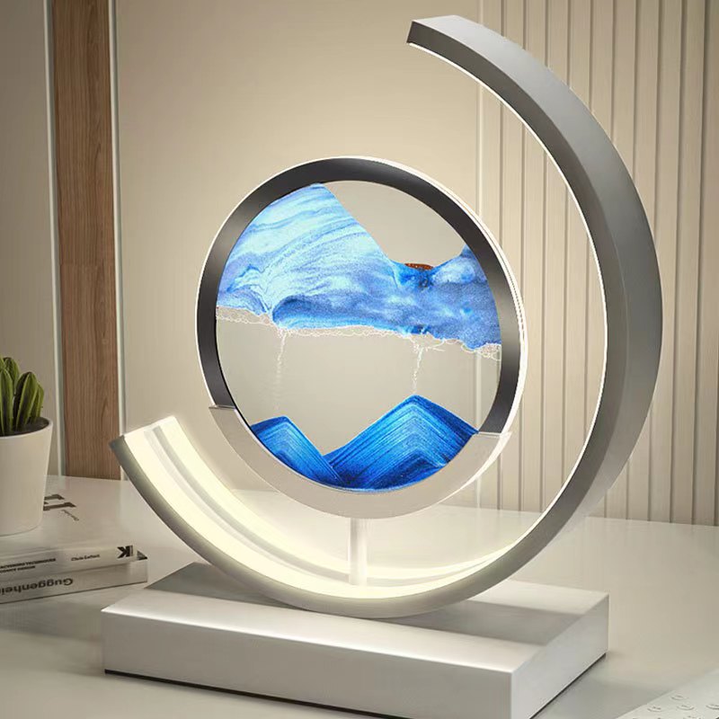 SandFlow™ LED Table Lamp - Unique Sand Art for Relaxation and Ambiance 5