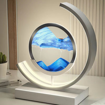 SandFlow™ LED Table Lamp - Unique Sand Art for Relaxation and Ambiance 5