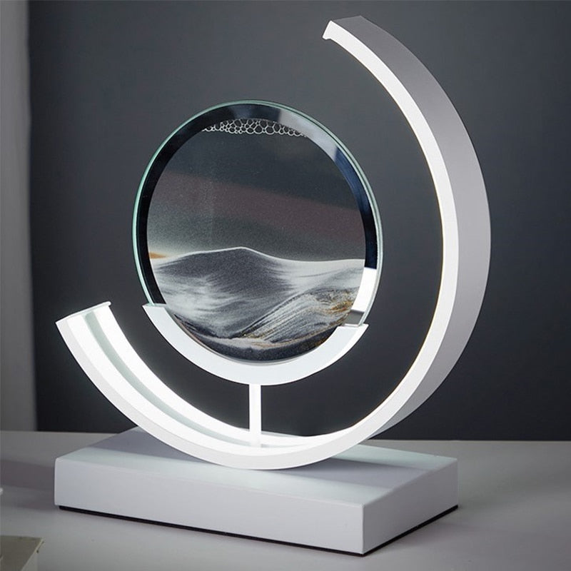 SandFlow™ LED Table Lamp - Unique Sand Art for Relaxation and Ambiance 6