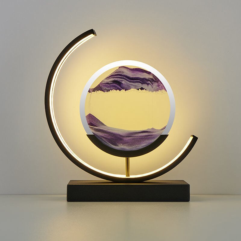 SandFlow™ LED Table Lamp - Unique Sand Art for Relaxation and Ambiance 7