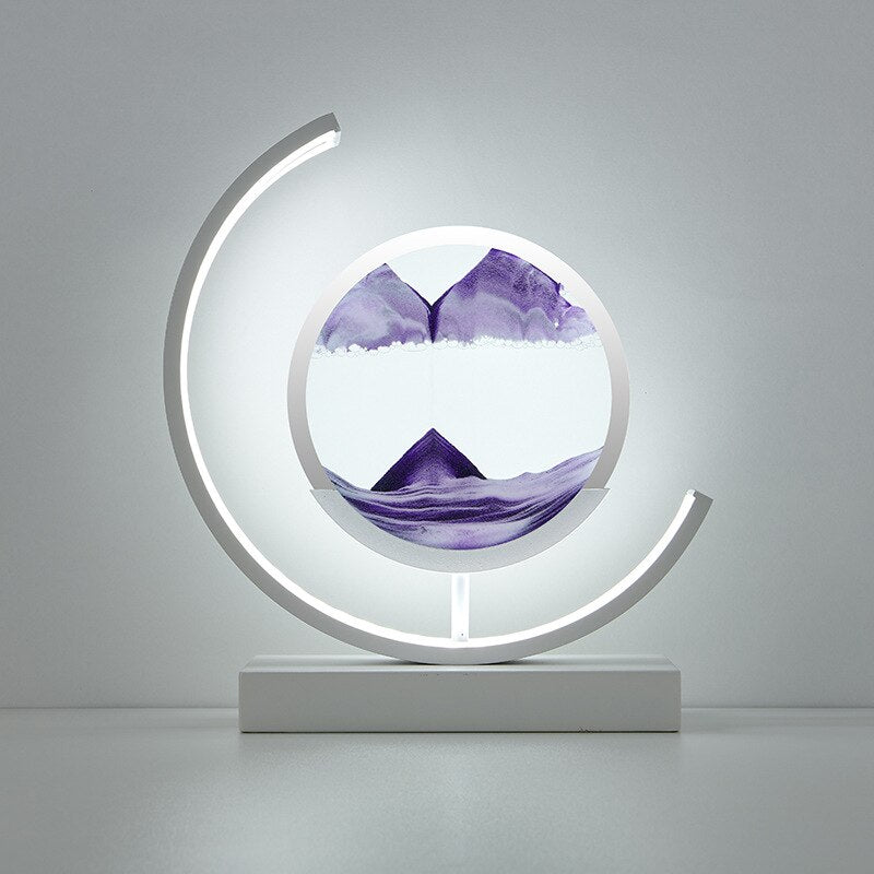 SandFlow™ LED Table Lamp - Unique Sand Art for Relaxation and Ambiance 9