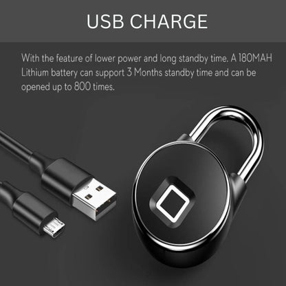 SecureLock™ Smart Fingerprint Padlock for Easy Access and Ultimate Security 2