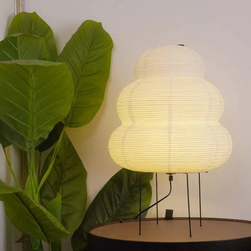 SereniGlow™ Table Lamp - Japandi Elegance for Cozy Living Rooms and Bedrooms 6
