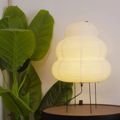 SereniGlow™ Table Lamp - Japandi Elegance for Cozy Living Rooms and Bedrooms 6