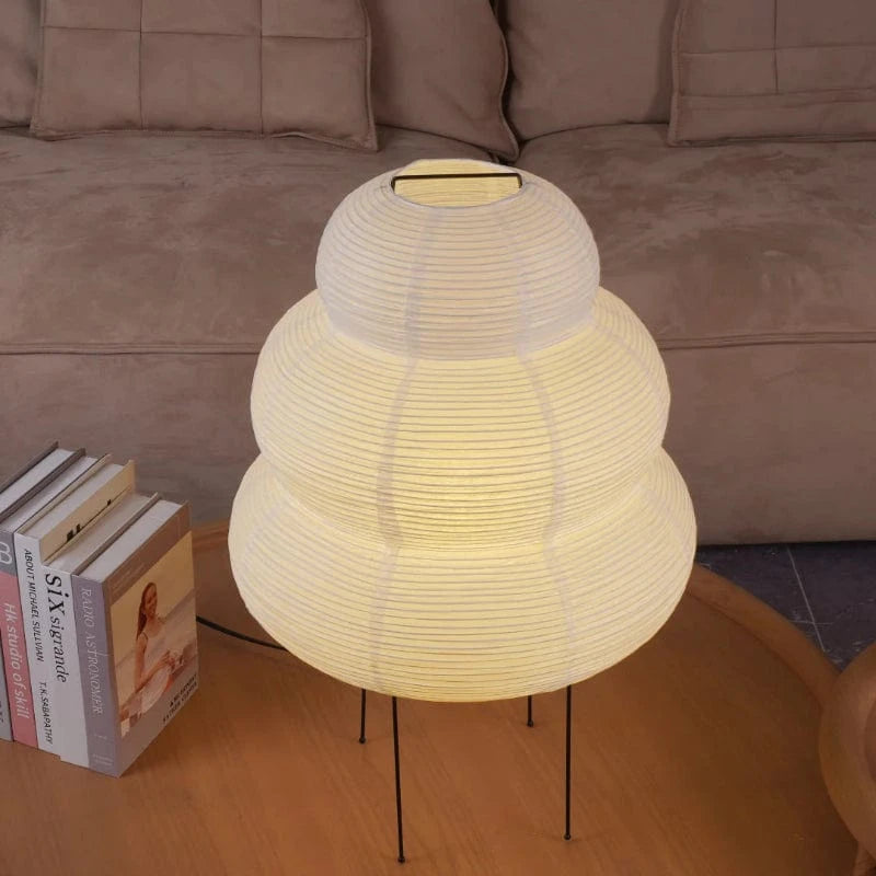 SereniGlow™ Table Lamp - Japandi Elegance for Cozy Living Rooms and Bedrooms 8