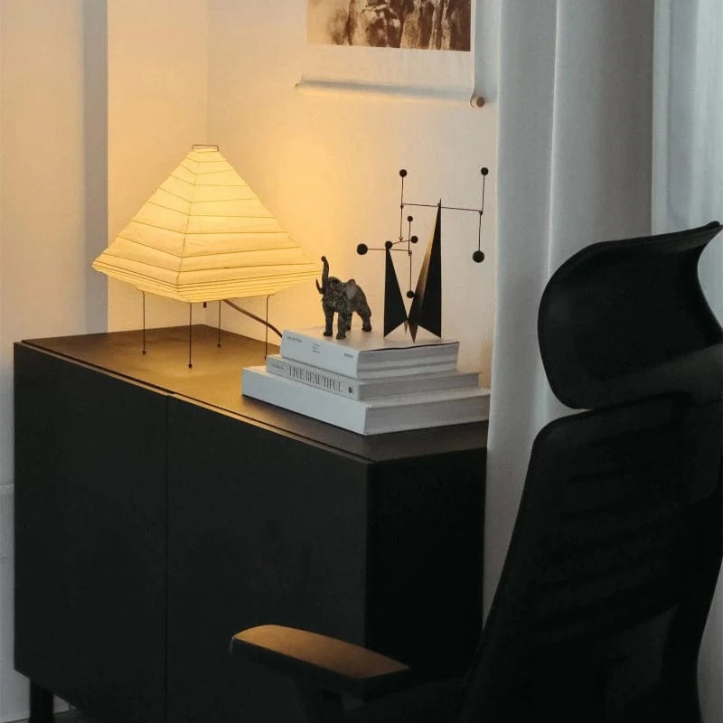 SereniLite™ Table Lamp - Japandi Style for Cozy Bedroom and Living Room Ambiance 5