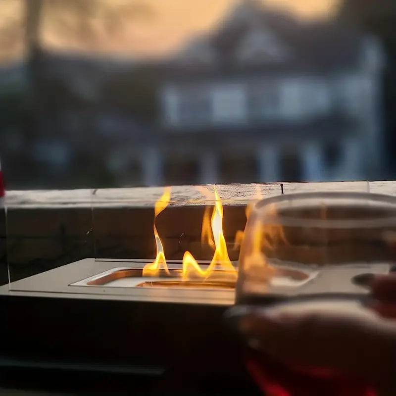 ShineLux™ Portable Tabletop Fireplace - Modern Table Top Fire Bowl for Cozy Ambiance 1