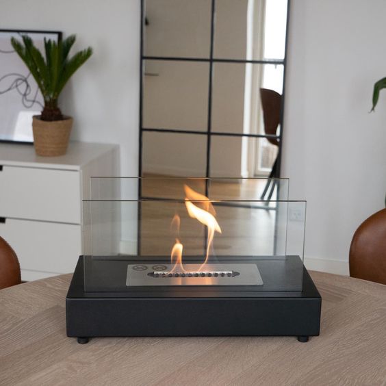 ShineLux™ Portable Tabletop Fireplace - Modern Table Top Fire Bowl for Cozy Ambiance 4